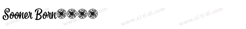 Sooner Born字体转换